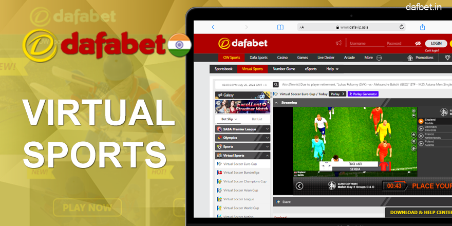 Virtual sports at Dafabet in India