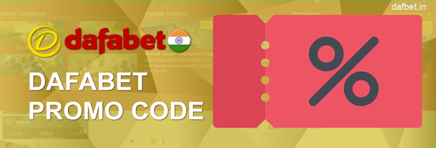 Promo code for a welcome bonus at Dafabet in India