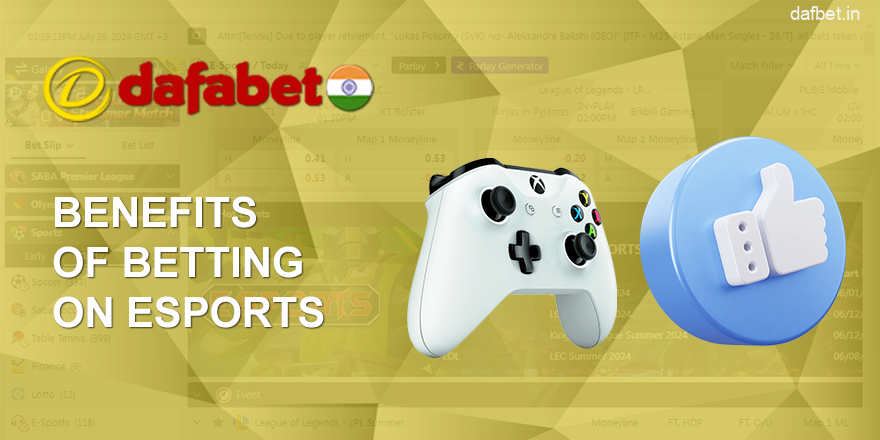 Dafabet Esports Betting Benefits