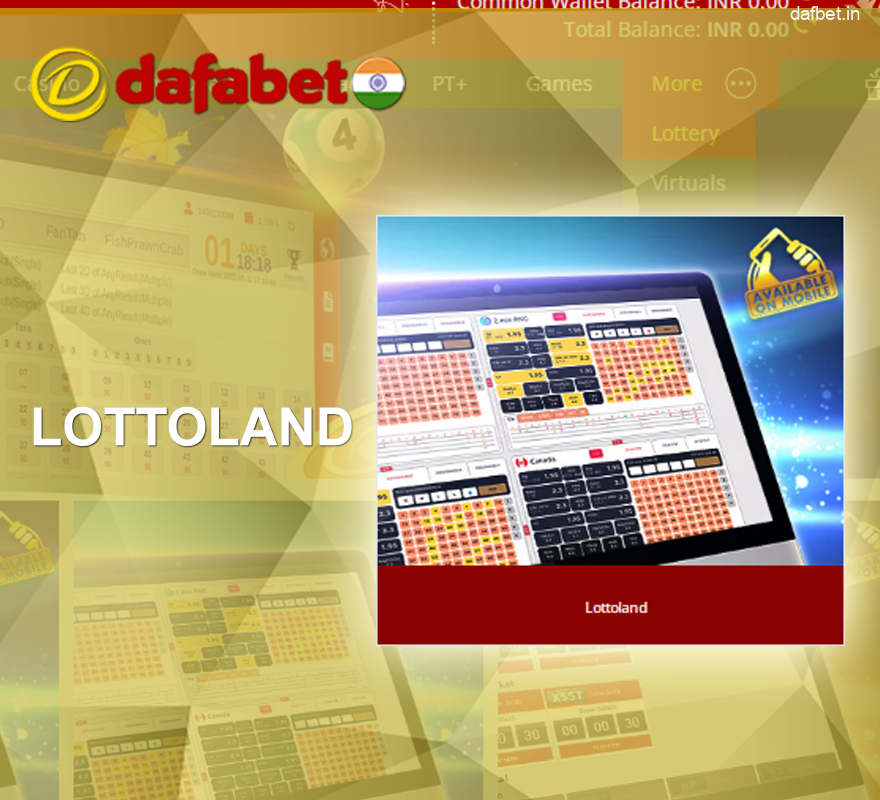 Play Lottoland at Dafabet