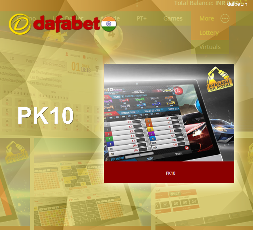 Play PK10 at Dafabet