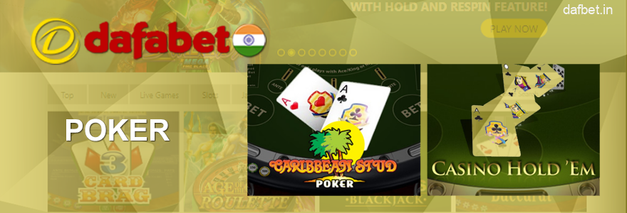 Poker Table Games Dafabet