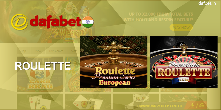 Roulette Table Games Dafabet