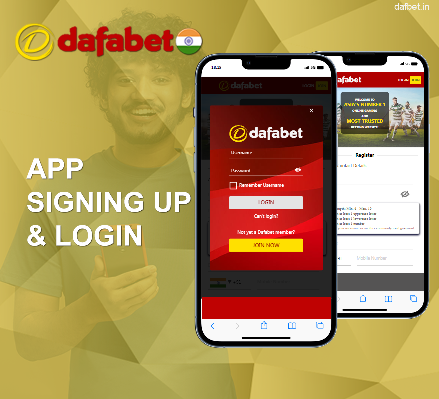 Dafabet Mobile App Registration