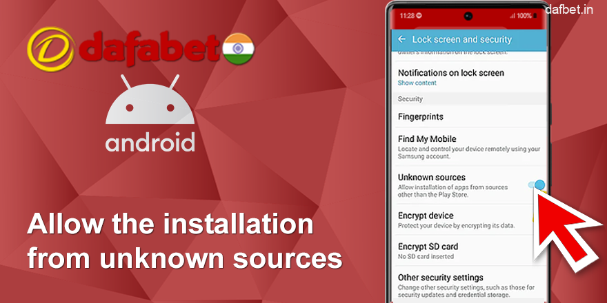 Allow installation from unknown sources on your gadget