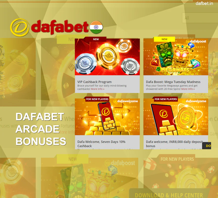 Dafabet Arcade Bonuses For Indian Players