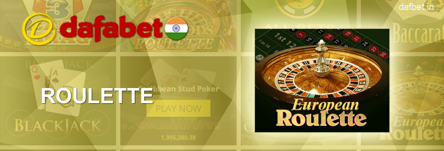 Roulette Table Game in Dafabet