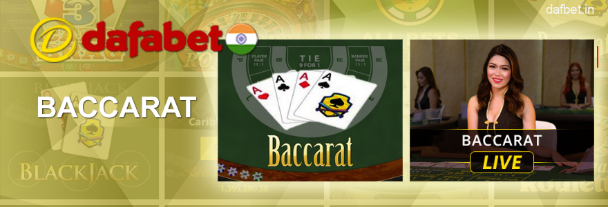 Baccarat Table Game in Dafabet