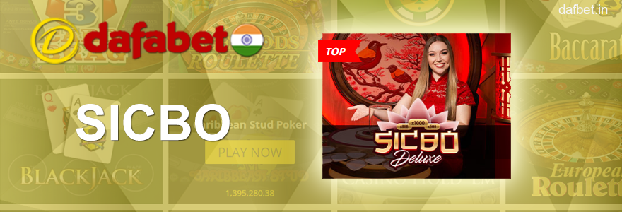 SicBo Table Game in Dafabet