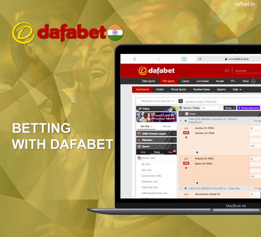 Dafabet Sportsbook In India